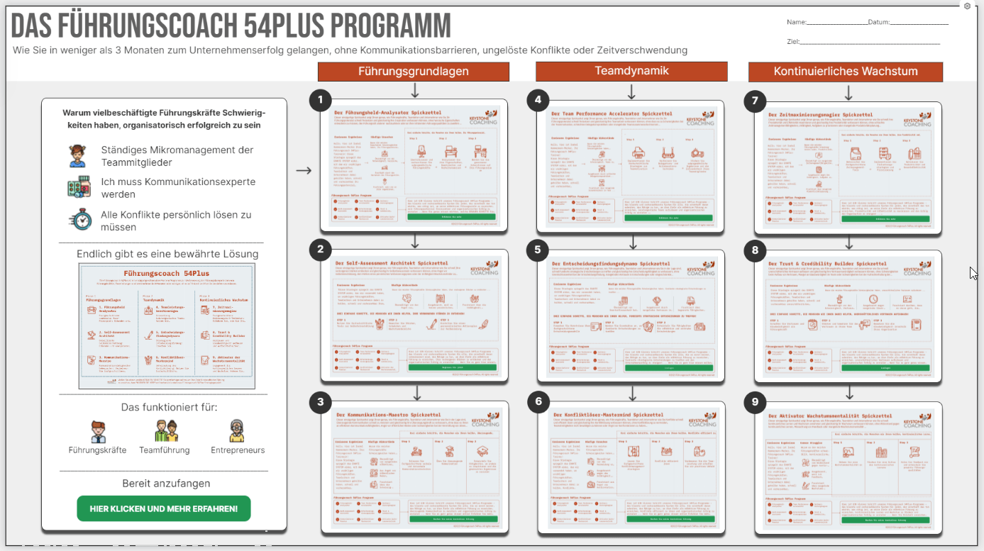 Fachkurs Führungscoach 54Plus